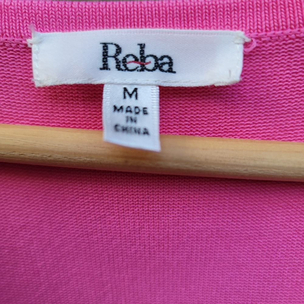 Reba Raspberry Sleeveless Vneck - Picture 3 of 4